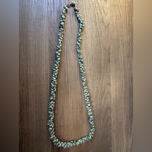 Boho Shell Bead Necklace | Beachy Coastal Summer Jewelry - Picture 2 of 4